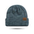 Unisex Basic Solid Color Crimping Wool Cap