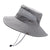 Unisex Basic Solid Color Fake Drawstring Wide Eaves Bucket Hat