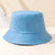 Unisex Basic Solid Color Wide Eaves Bucket Hat