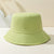 Unisex Basic Solid Color Wide Eaves Bucket Hat