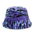 Unisex Beach Color Block Printing Flat Eaves Bucket Hat