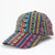 Unisex Bohemian Color Block Curved Eaves Baseball Cap