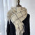 Unisex British Style Plaid Imitation Cashmere Tassel Scarf