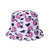 Unisex Cartoon Style Cute Simple Style Cows Printing Flat Eaves Bucket Hat