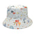 Unisex Cartoon Style Mushroom Wide Eaves Bucket Hat