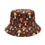 Unisex Cartoon Style Mushroom Wide Eaves Bucket Hat