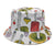 Unisex Cartoon Style Mushroom Wide Eaves Bucket Hat