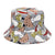 Unisex Cartoon Style Mushroom Wide Eaves Bucket Hat