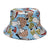 Unisex Cartoon Style Mushroom Wide Eaves Bucket Hat