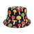 Unisex Cartoon Style Mushroom Wide Eaves Bucket Hat