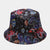 Unisex Casual Animal Printing Wide Eaves Bucket Hat