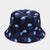 Unisex Casual Animal Printing Wide Eaves Bucket Hat