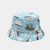 Unisex Casual Animal Printing Wide Eaves Bucket Hat