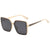 Unisex Casual Basic Fashion Solid Color Resin Square Sunglasses