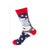 Unisex Casual Cartoon Nylon Cotton Jacquard Crew Socks A Pair