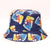 Unisex Casual Cartoon Wide Eaves Bucket Hat