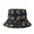 Unisex Casual Cartoon Wide Eaves Bucket Hat