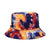 Unisex Casual Cartoon Wide Eaves Bucket Hat