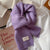 Unisex Casual Classic Style Solid Color Polyester Scarf