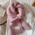 Unisex Casual Classic Style Solid Color Polyester Scarf