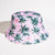 Unisex Casual Classic Style Streetwear Coconut Tree Flamingo Wide Eaves Bucket Hat