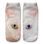 Unisex Casual Cute Cat Polyester Cotton Printing Crew Socks A Pair