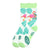 Unisex Casual Flamingo Cotton Jacquard Crew Socks A Pair