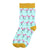 Unisex Casual Flamingo Cotton Jacquard Crew Socks A Pair