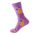 Unisex Casual Fruit Hamburger Poached Egg Cotton Spandex Polyester Ankle Socks A Pair