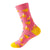 Unisex Casual Fruit Hamburger Poached Egg Cotton Spandex Polyester Ankle Socks A Pair