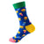 Unisex Casual Fruit Hamburger Poached Egg Cotton Spandex Polyester Ankle Socks A Pair