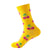 Unisex Casual Fruit Hamburger Poached Egg Cotton Spandex Polyester Ankle Socks A Pair