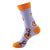 Unisex Casual Fruit Hamburger Poached Egg Cotton Spandex Polyester Ankle Socks A Pair