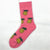 Unisex Casual Geometric Cotton Crew Socks A Pair