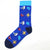 Unisex Casual Geometric Cotton Crew Socks A Pair