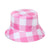 Unisex Casual Lattice Bucket Hat