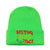 Unisex Casual Letter Eaveless Wool Cap