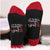 Unisex Casual Letter Snowman Cotton Crew Socks