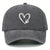 Unisex Casual Modern Style Simple Style Heart Shape Printing Wide Eaves Baseball Cap