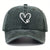 Unisex Casual Modern Style Simple Style Heart Shape Printing Wide Eaves Baseball Cap