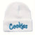 Unisex Casual Preppy Style Letter Embroidery Eaveless Beanie Hat