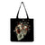 Unisex Casual Punk Skull Shopping Bags