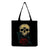 Unisex Casual Punk Skull Shopping Bags