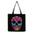 Unisex Casual Punk Skull Shopping Bags