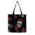 Unisex Casual Punk Skull Shopping Bags