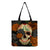 Unisex Casual Punk Skull Shopping Bags