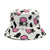 Unisex Casual Simple Style Animal Fruit Printing Wide Eaves Bucket Hat