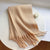 Unisex Casual Minimalist Classic Style Lattice Imitation Cashmere Scarf