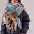 Unisex Casual Simple Style Classic Style Lattice Imitation Cashmere Scarf