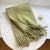 Unisex Casual Minimalist Classic Style Lattice Imitation Cashmere Scarf